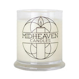 Midheaven Sweetgrass and Violet Soy Candle // Large Glass Jar
