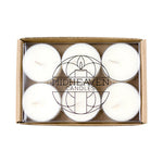 Midheaven Sweetgrass and Violet Soy Candle // Tealights - 6-pack