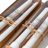 2 packs of 100% Beeswax Taper Midheaven Candles