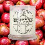 Midheaven Candles-Apple Harvest-Soy Candle-Featured Apple Photo-Fresh-Finger Lakes-Soy Candle-Apple-Fall