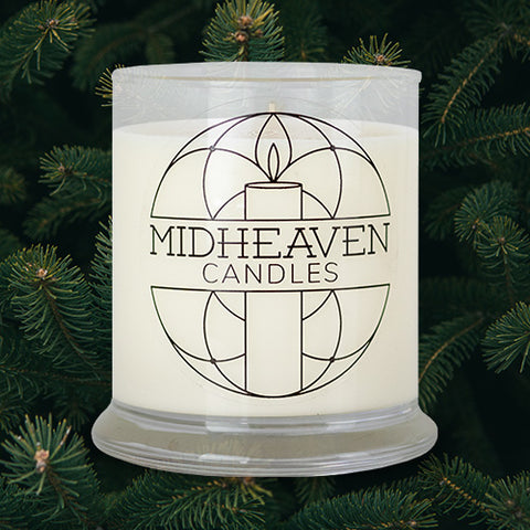 Midheaven Candles-Fraser Fir Soy Candle-Featured Fraser Fir Photo-Fir-Fraser Fir-Soy Candle-Holidays-Christmas-Christmas tree-woods-winter-pine-citrus-Finger Lakes NY-Finger Lakes-Bristol NY-Rochester New York- handpoured