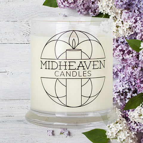 Midheaven Candles-Lilac Soy Candle-Featured Lilac Photo-lilac candle-lilac bloom-flower-fresh-floral-strong-sweet-Rochester New York-Finger Lakes-Finger Lakes New York-Bristol NY-Rochester Lilacs-Spring-Spring scents