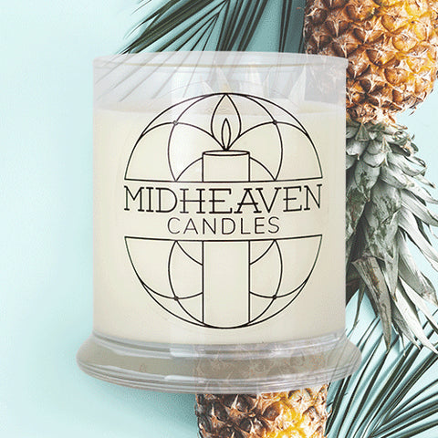 Midheaven Candles-Pineapple Sage Soy Candle-Featured Pineapple Sage Photo-exotic-pineapple-sage-summer-sweet-fresh-aromatic-herbal-refreshing-candle-Finger Lakes-Finger Lakes New York-Bristol NY-Rochester New York