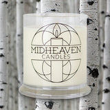 Midheaven White Birch Soy Candle-Featured White Birch Photo-white birch-pine-woodsy-earthy-cozy-winter-winter scents-fir-cedarwood-eucalyptus-patchouli-soy candle-Finger Lakes-Finger Lakes New York-Bristol NY-Rochester New York